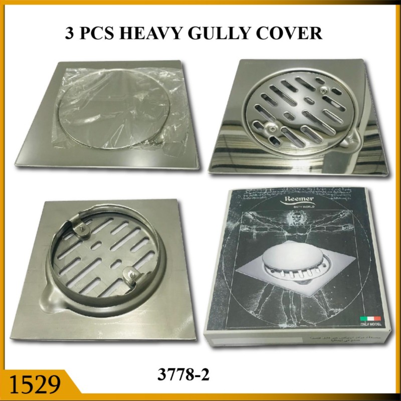 GULLY COVER 3PC HEAVY 6*6 (1529)
